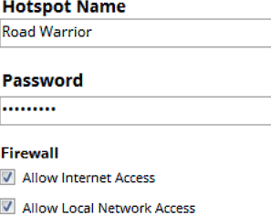 Parametri Hotspot